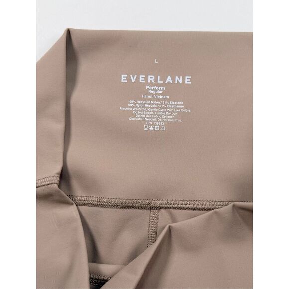 Everlane The Perform Legging Tan Nude Size Large Regular 28" Length Sculpting - Picture 4 of 9